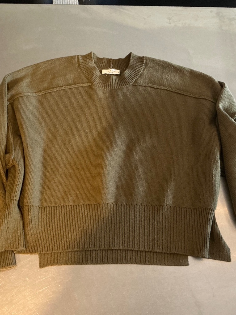 Rag & Bone Khaki Sweater - Size  Large
